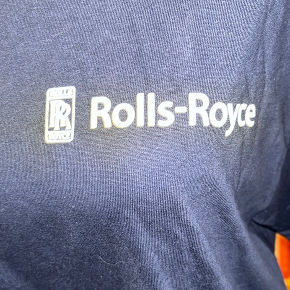 Rolls Royce navy long tshirt - Picture 2 of 2